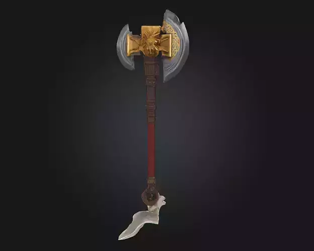 Axe of the Sun Skull  Blazing Relic of a Forgotten War God