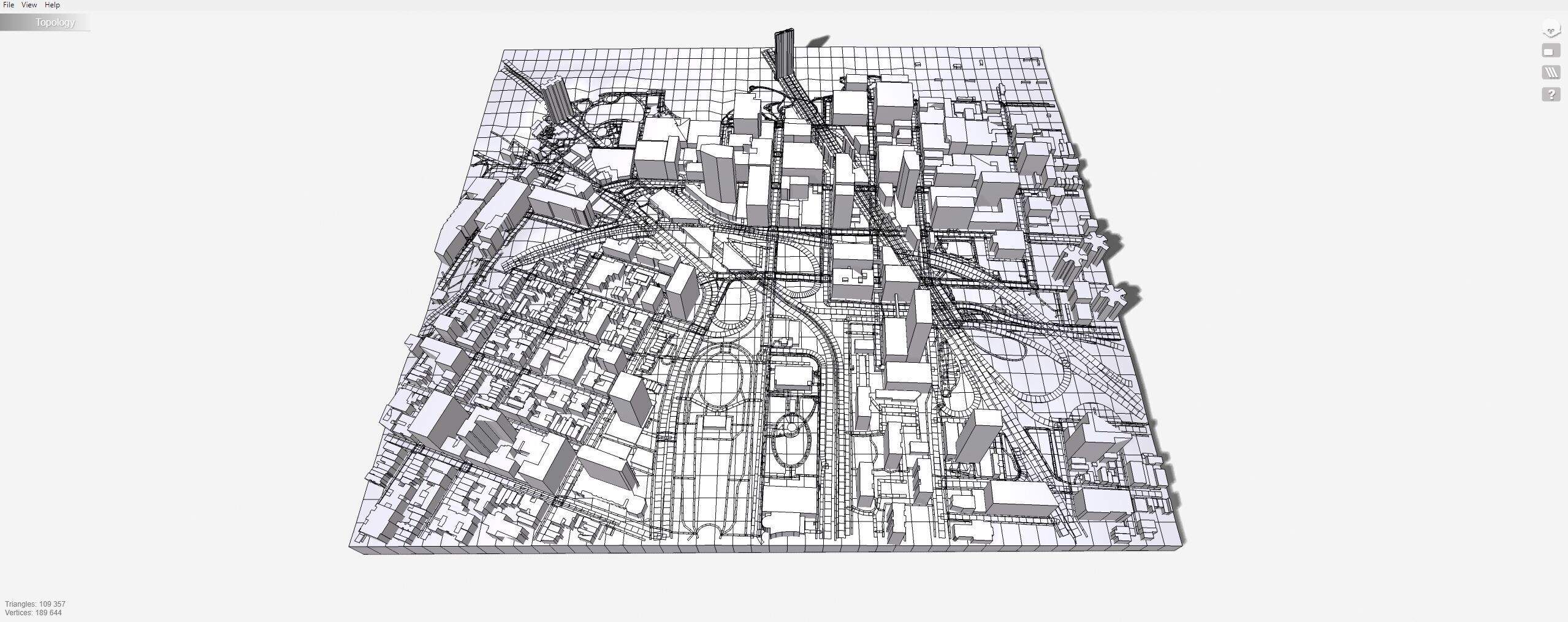 Cityscape New York Downtown 3D model_15