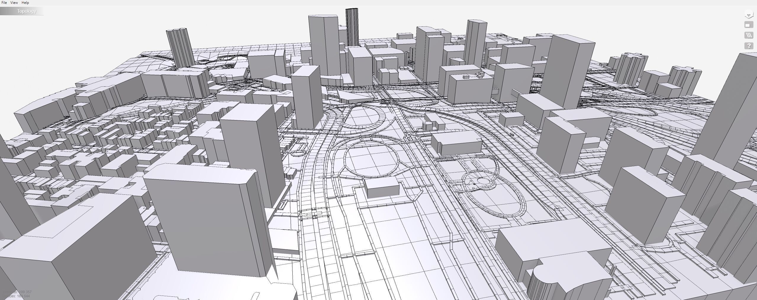 Cityscape New York Downtown 3D model_13