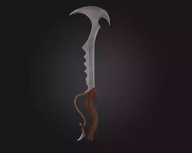 Curved Scimitar  Blade of the Desert Wind