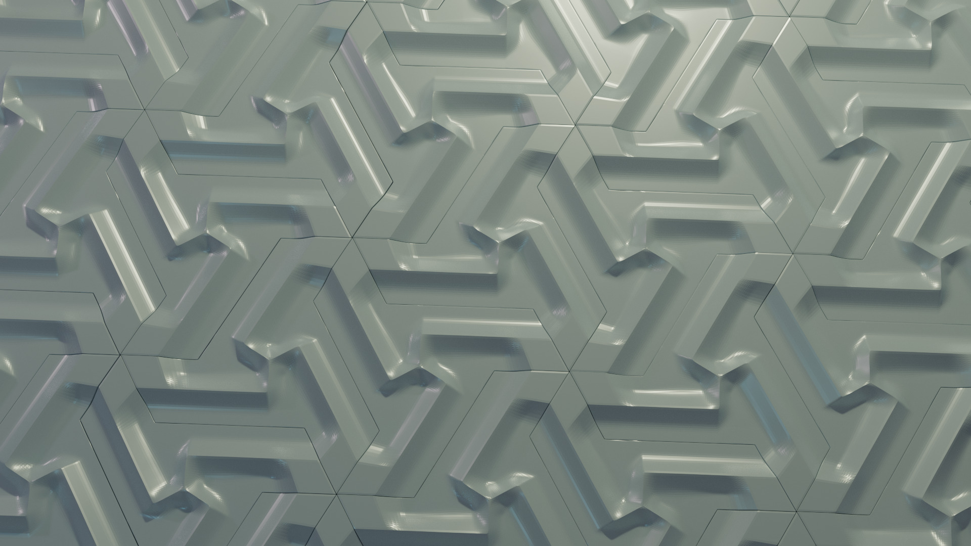 Modular Geometric Wall Panel 3D print model_6