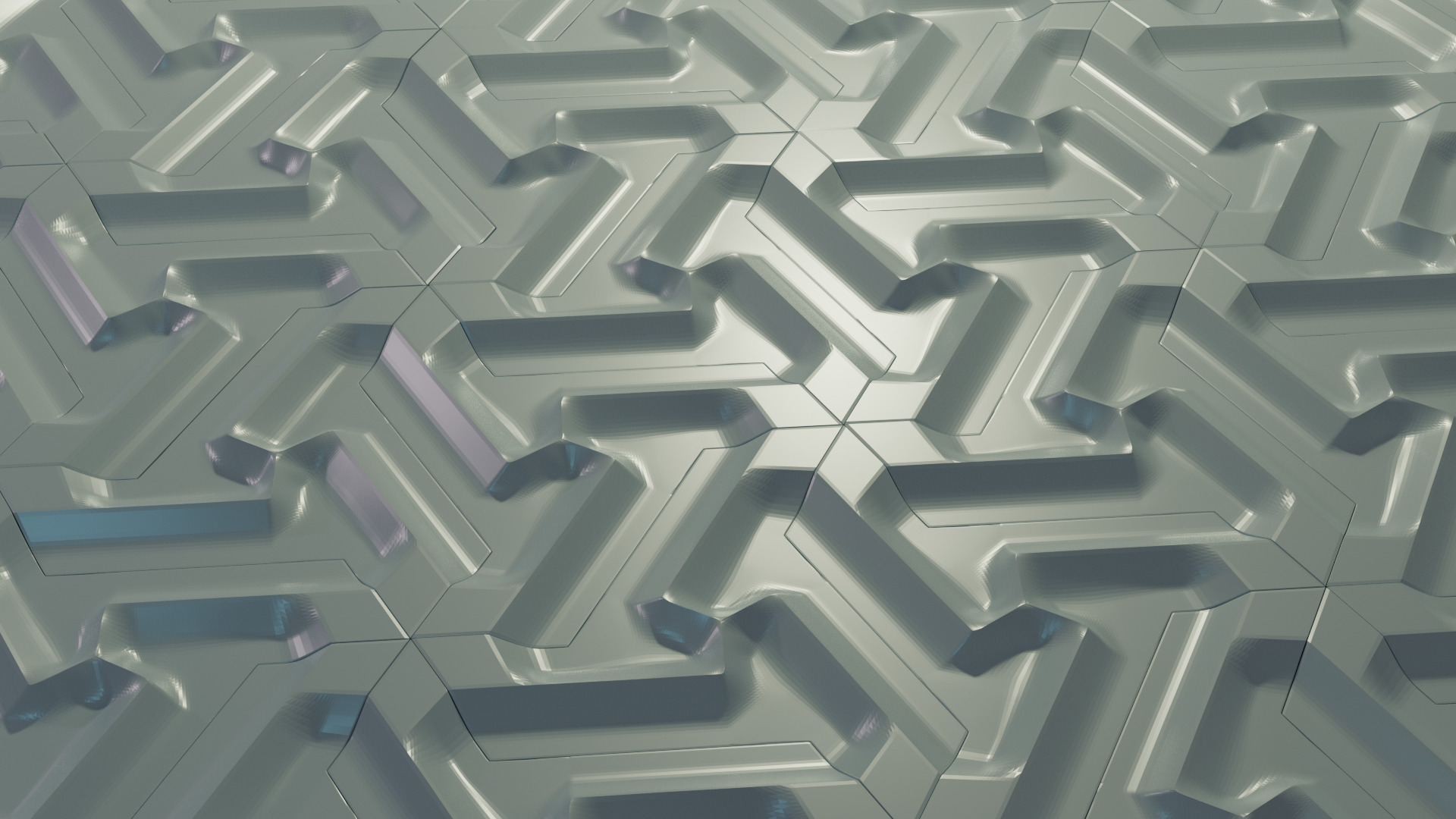 Modular Geometric Wall Panel 3D print model_7