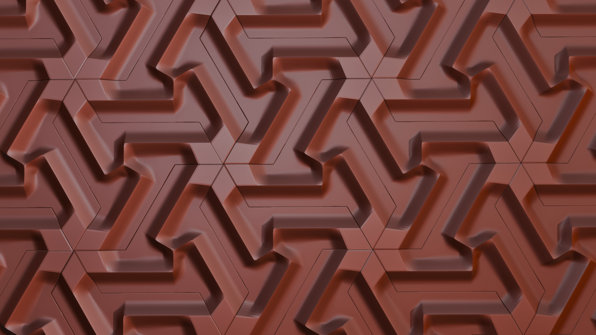 Modular Geometric Wall Panel 3D print model_9