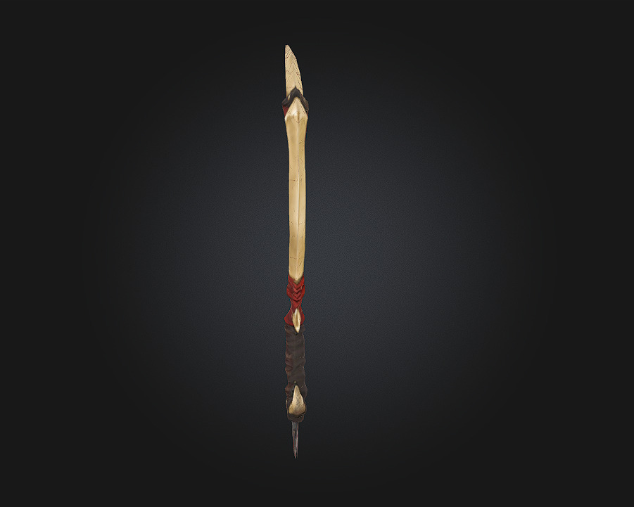 Razorbone Scythe The Reapers Wicked Embrace 3D model_2