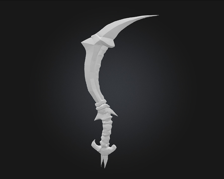 Razorbone Scythe The Reapers Wicked Embrace 3D model_7
