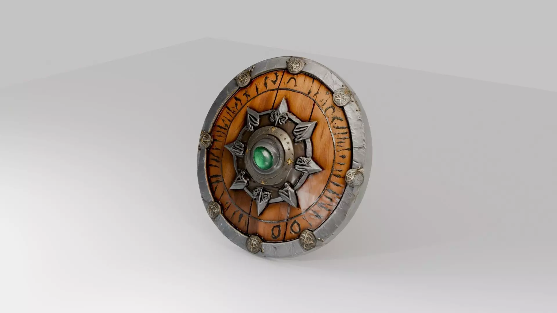 Fantasy Shield Premium 3D Model 3D model_0