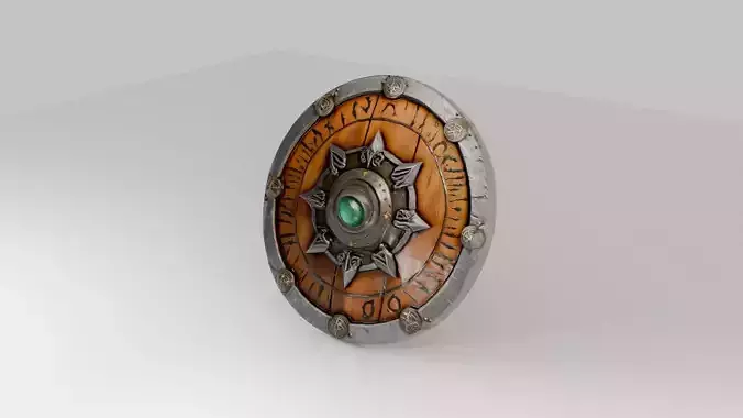 Fantasy Shield Premium 3D Model