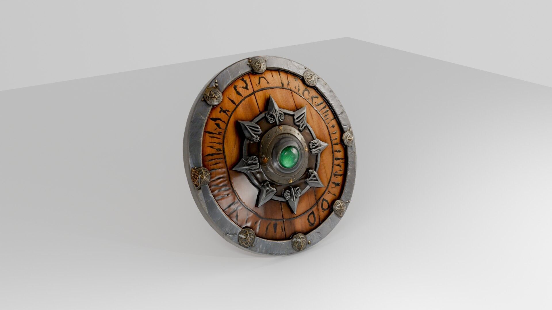 Fantasy Shield Premium 3D Model 3D model_1