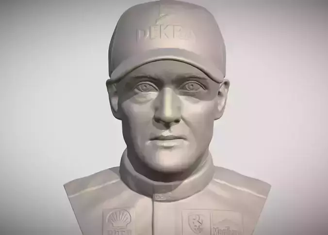 Michael Schumacher bust 3D print model