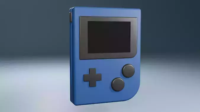 Portable Video Game Low Poly Low-poly 3D model