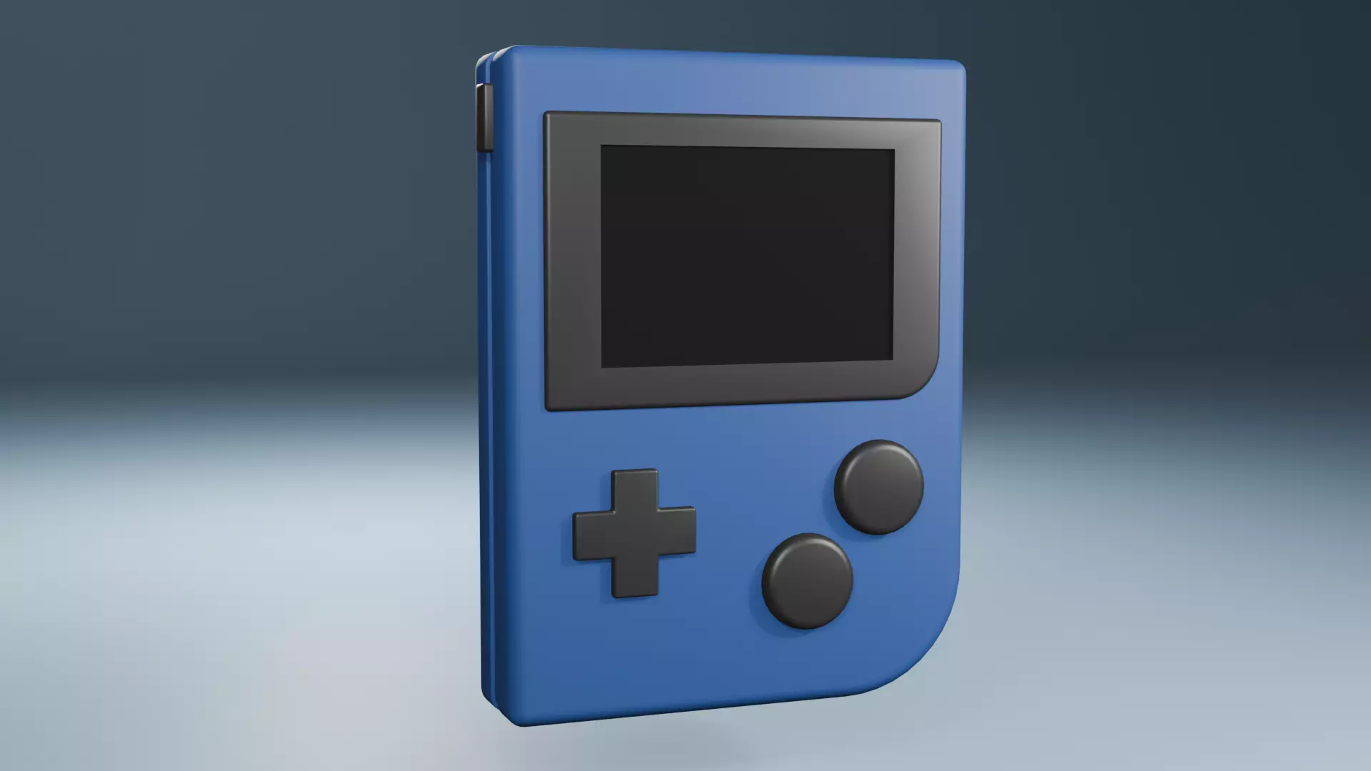Portable Video Game Low Poly Low-poly 3D model_0