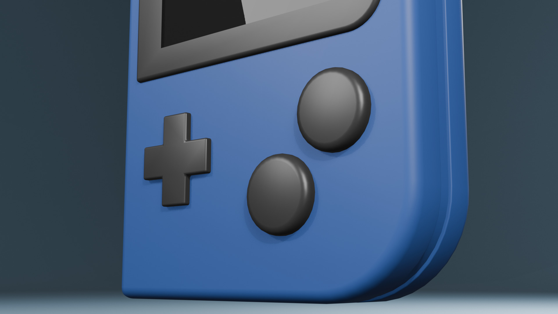 Portable Video Game Low Poly Low-poly 3D model_3