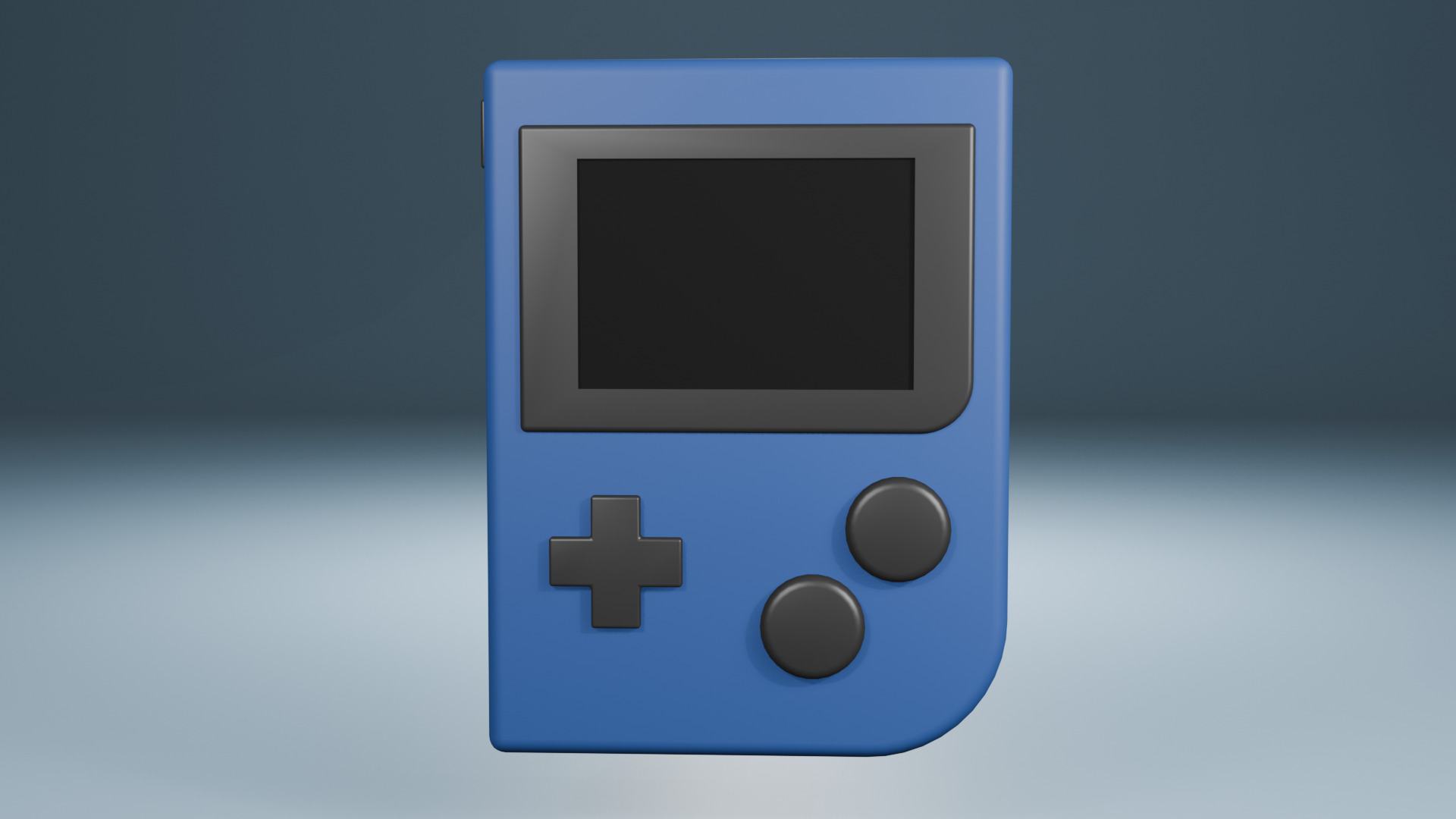 Portable Video Game Low Poly Low-poly 3D model_5