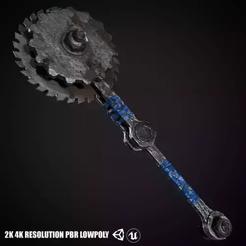 Post Apocalyptic Weapons - Saw Mace
