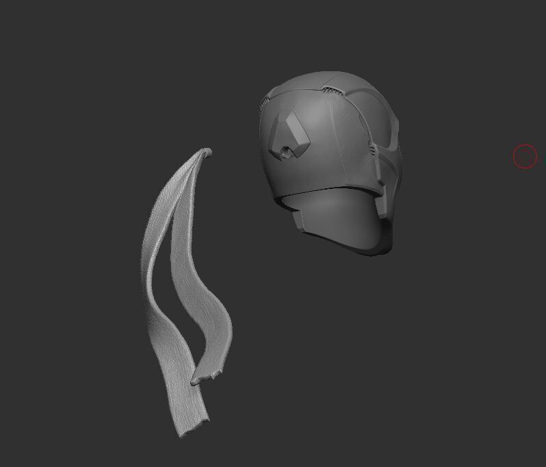 KTJL Deathstroke Headsculpt for Action Figures 3D print model_4