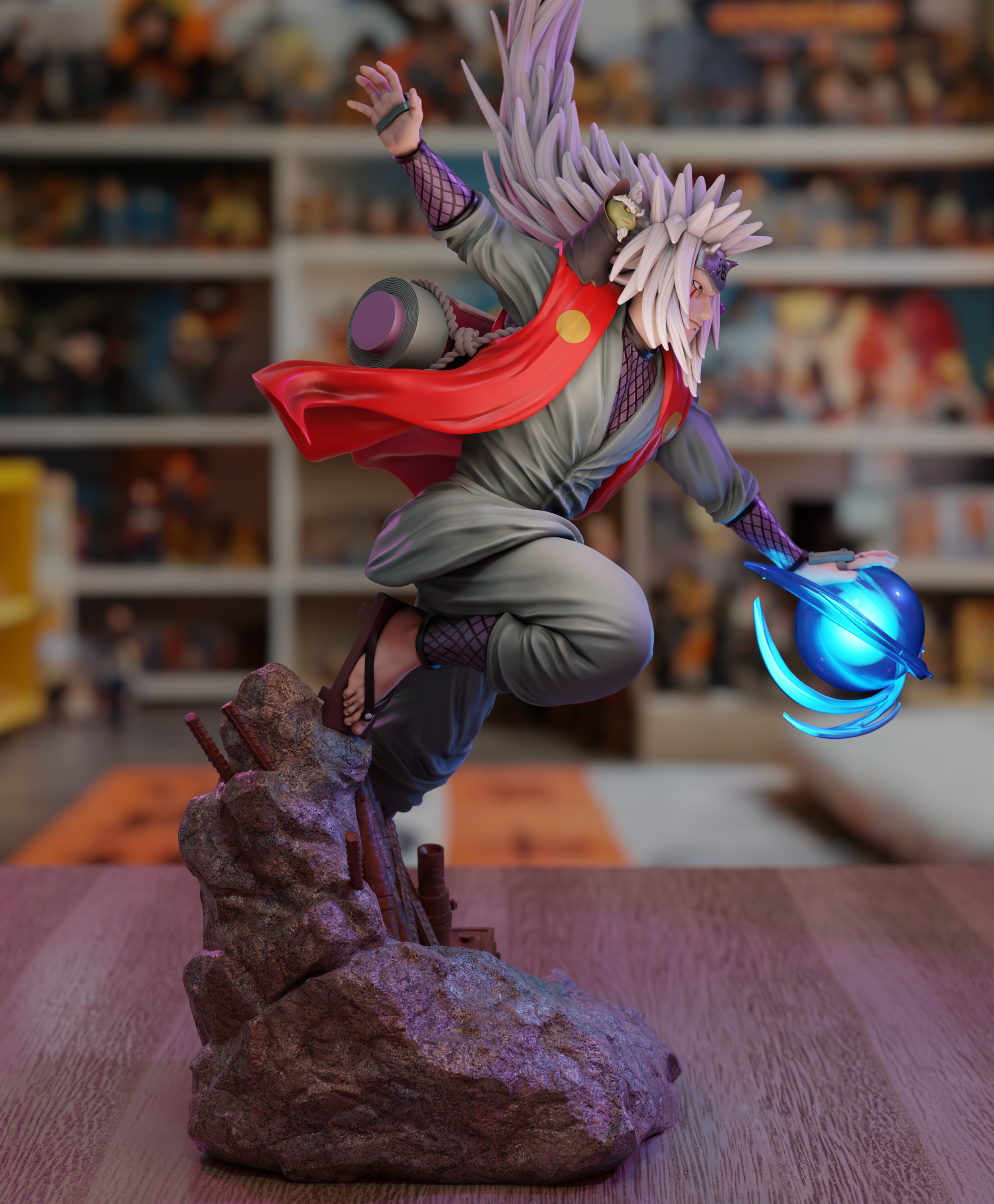 Jiraiya - Naruto 3D print model_4