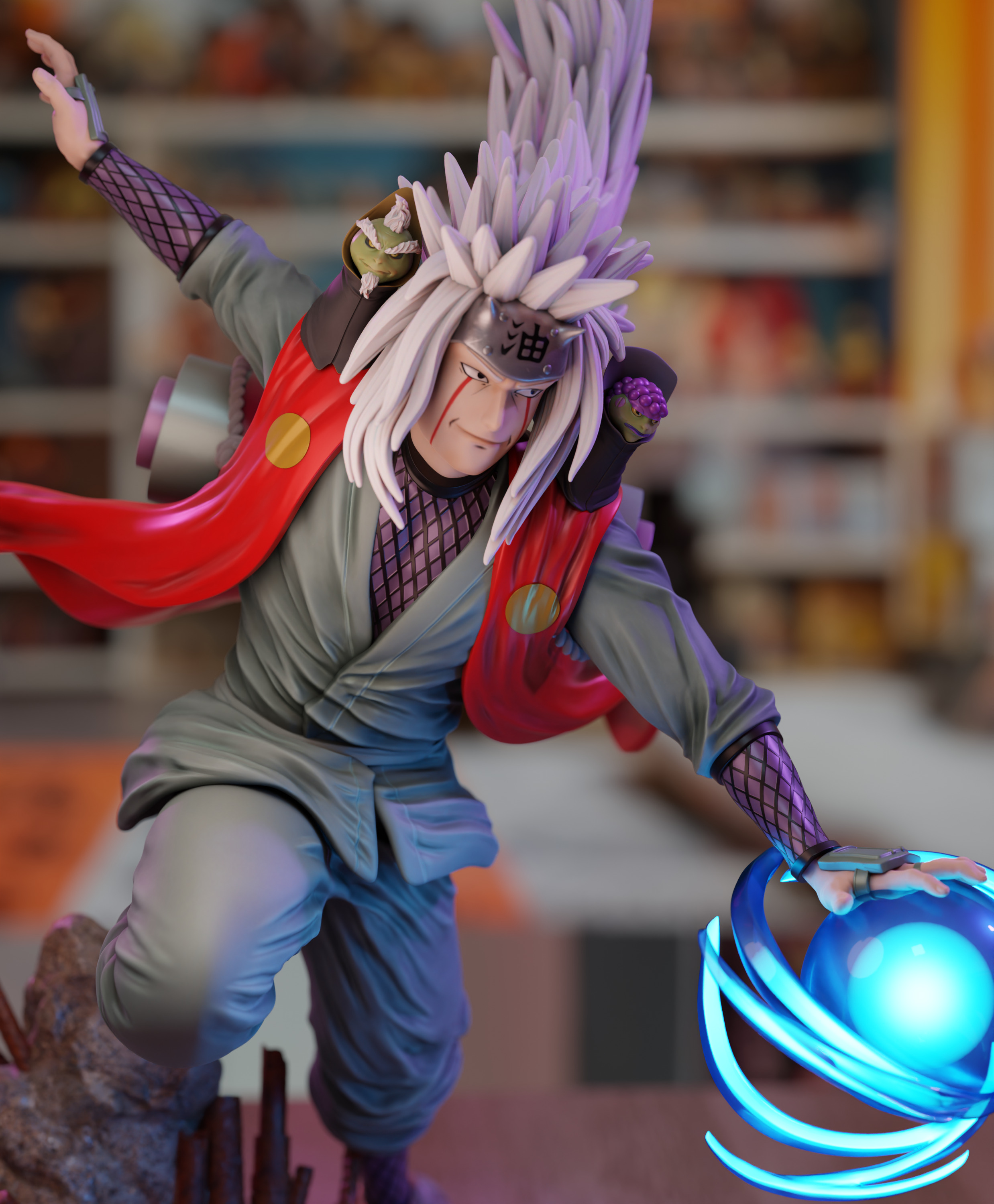 Jiraiya - Naruto 3D print model_2