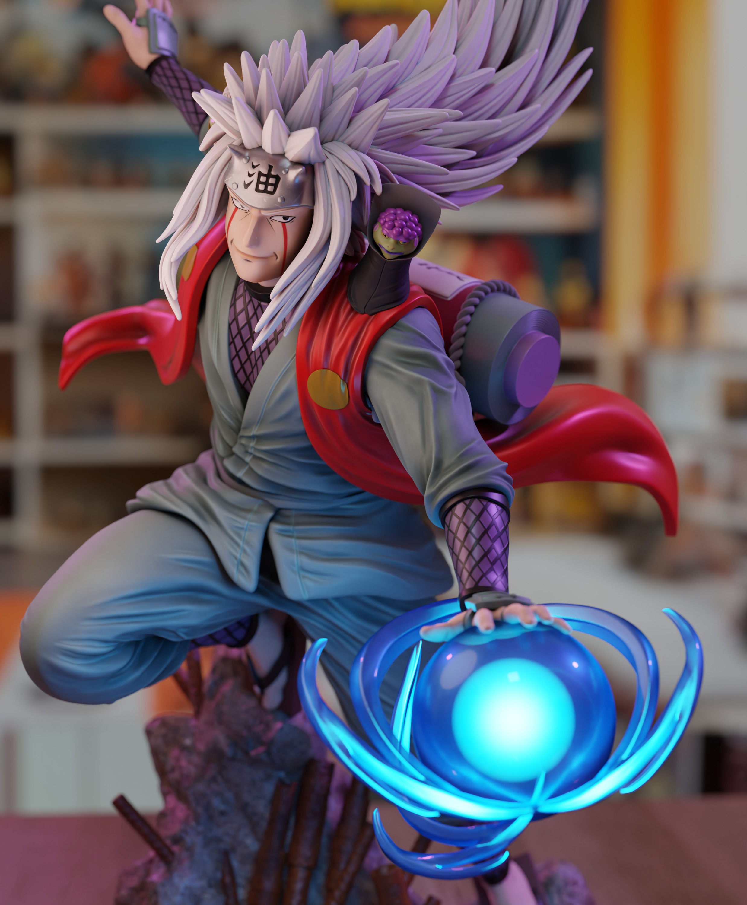 Jiraiya - Naruto 3D print model_1