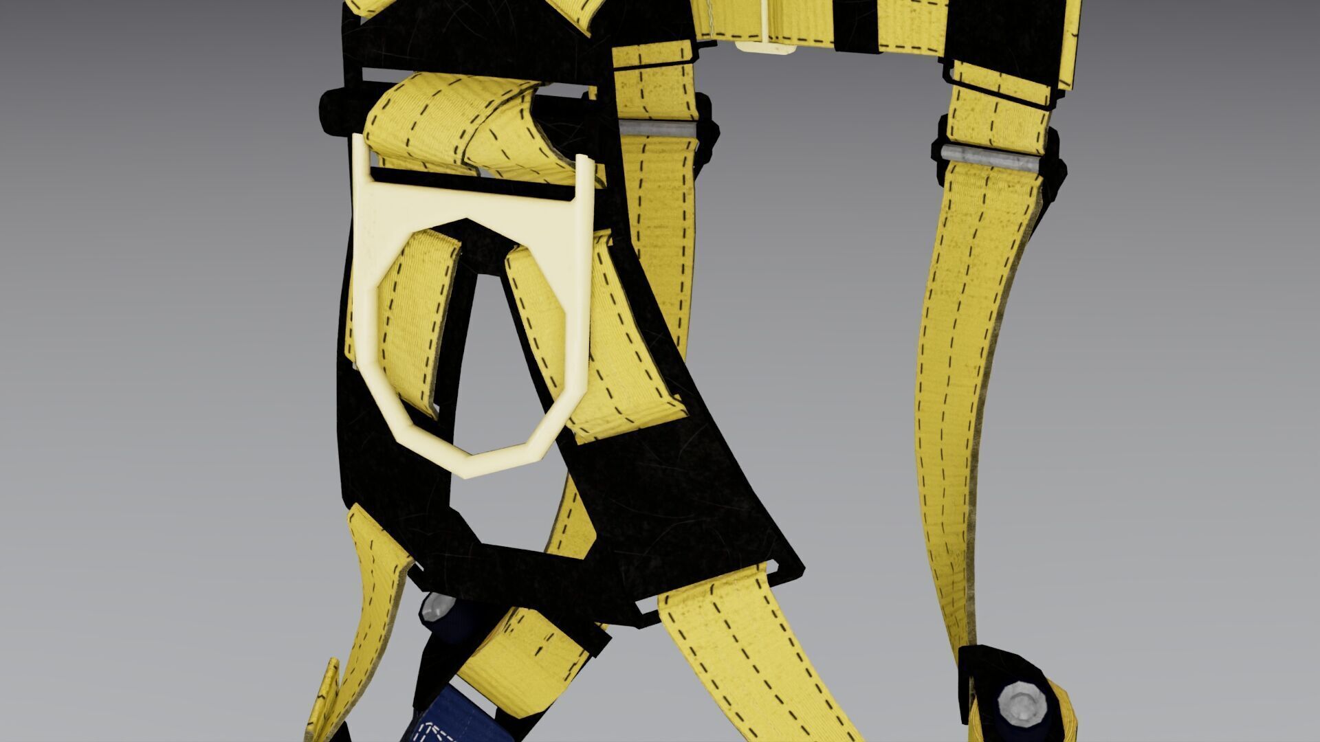 Safety Harness Low-poly 3D model_10