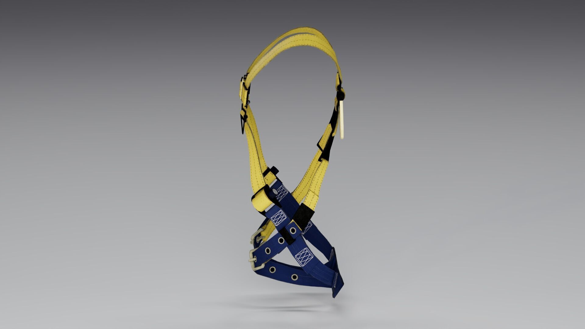 Safety Harness Low-poly 3D model_2