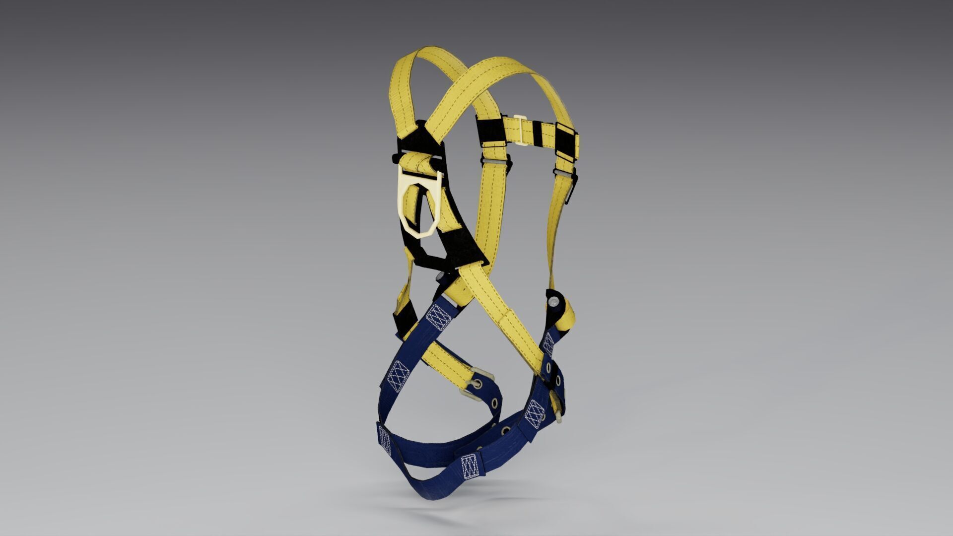 Safety Harness Low-poly 3D model_5
