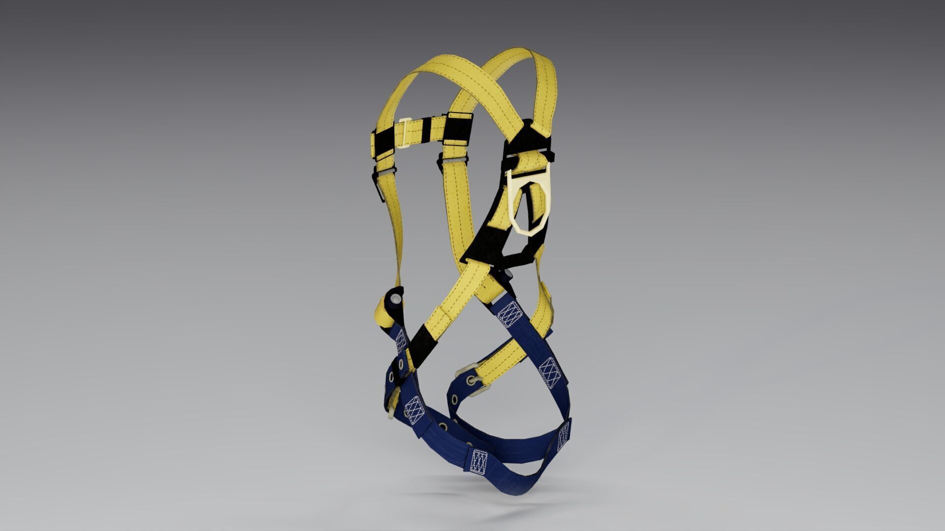 Safety Harness Low-poly 3D model_3