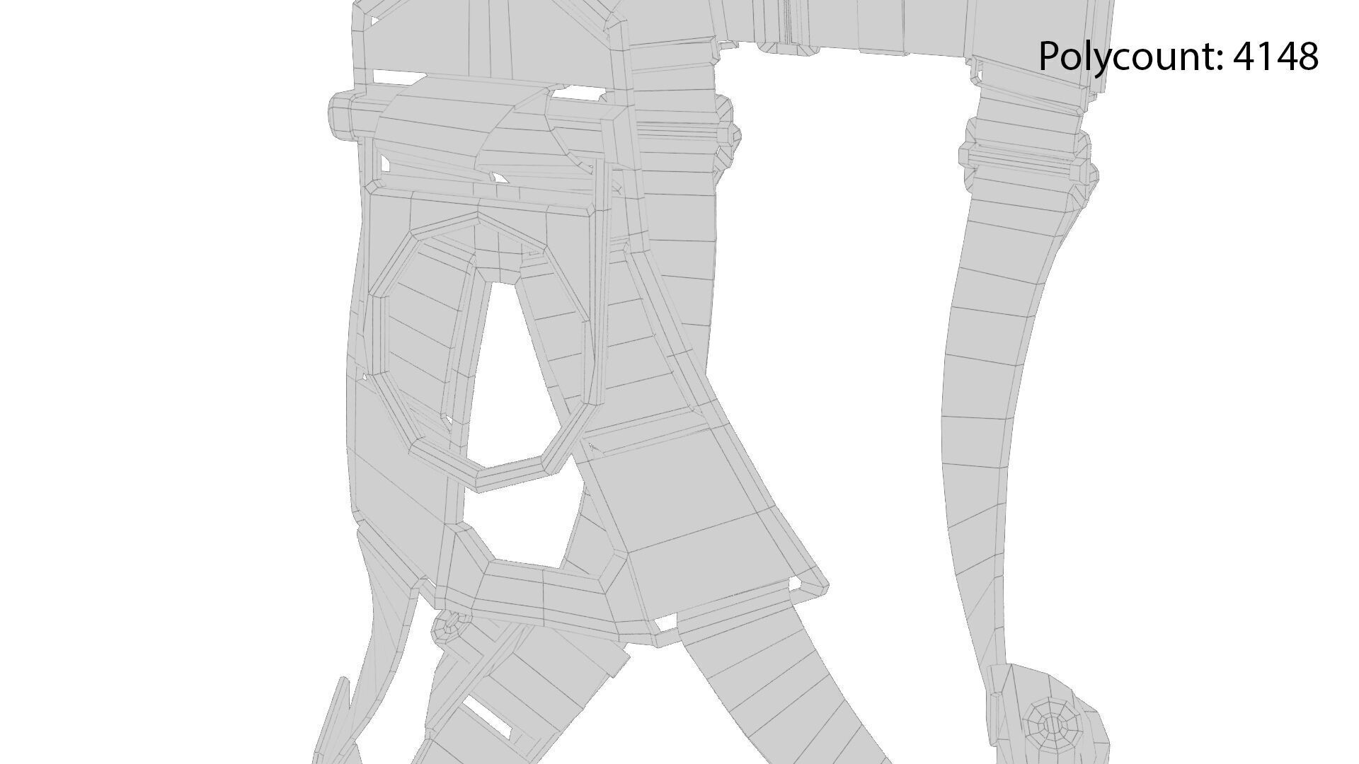 Safety Harness Low-poly 3D model_21