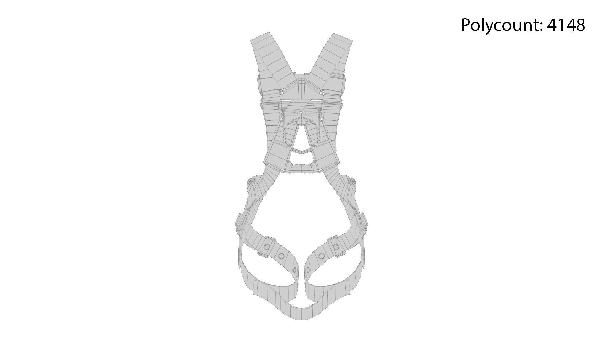 Safety Harness Low-poly 3D model_15