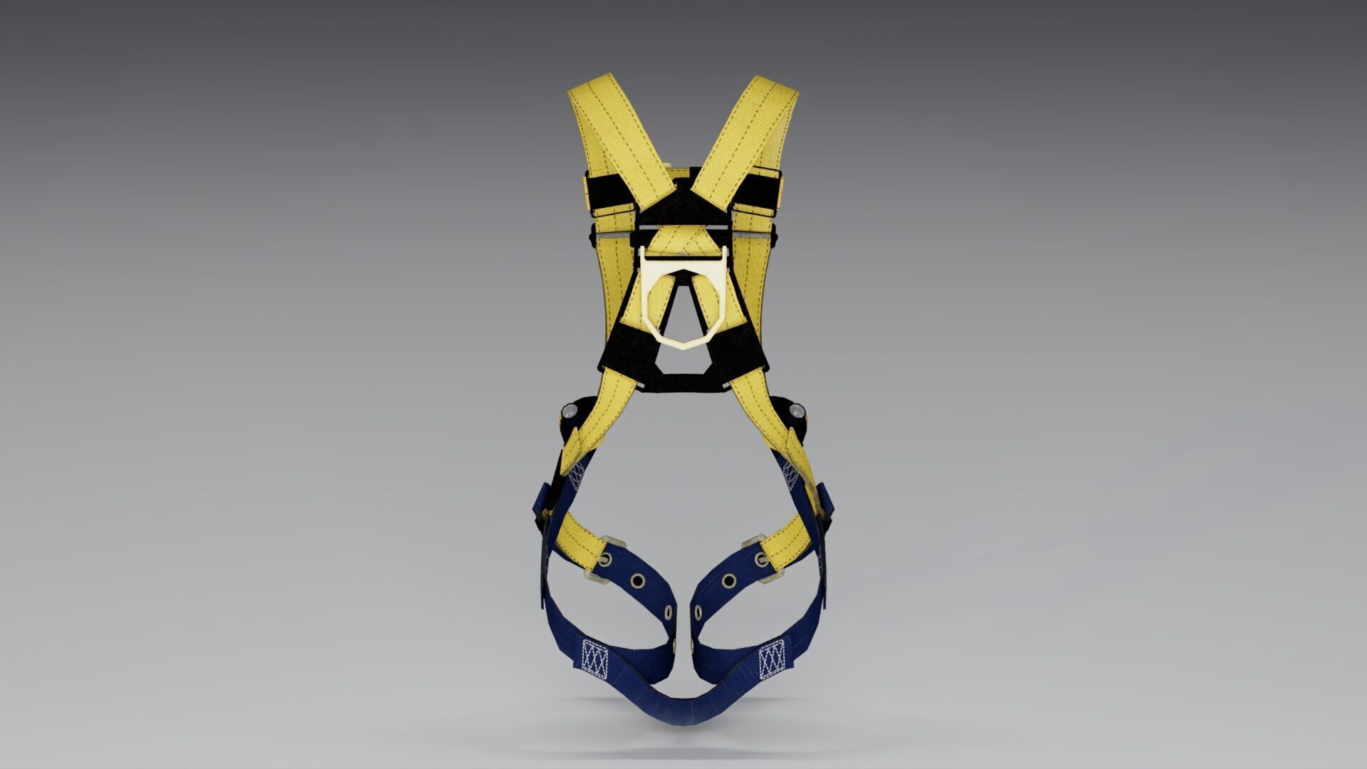 Safety Harness Low-poly 3D model_4