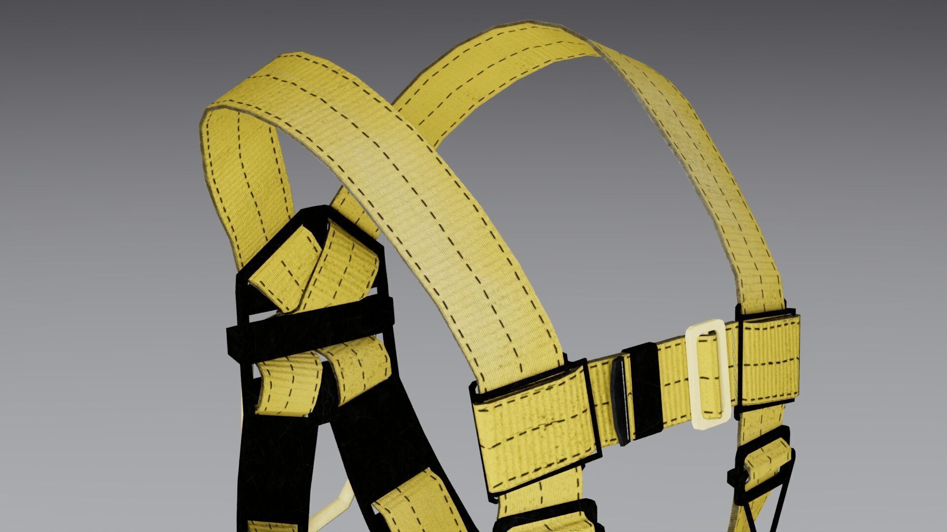 Safety Harness Low-poly 3D model_8