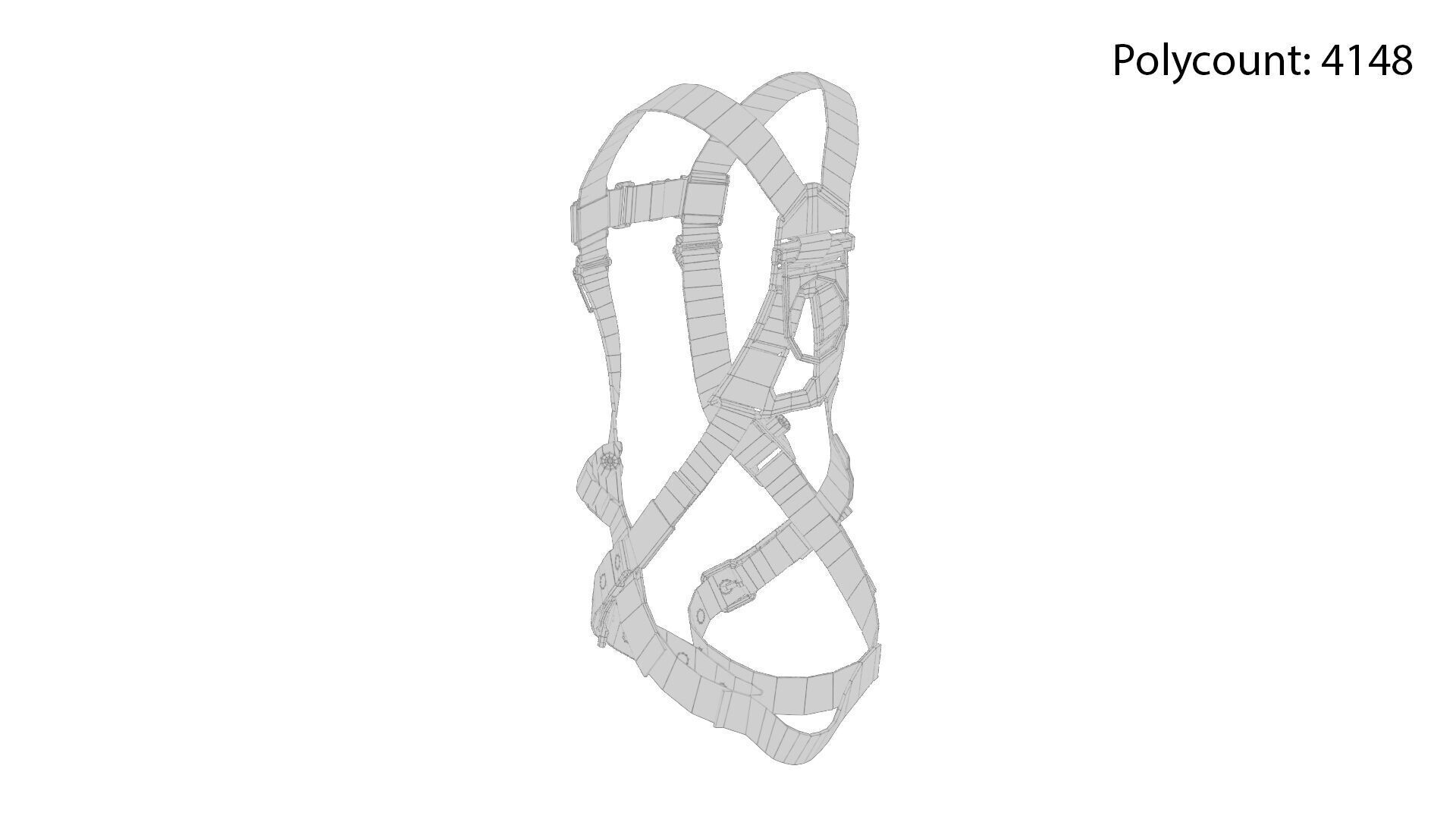 Safety Harness Low-poly 3D model_14