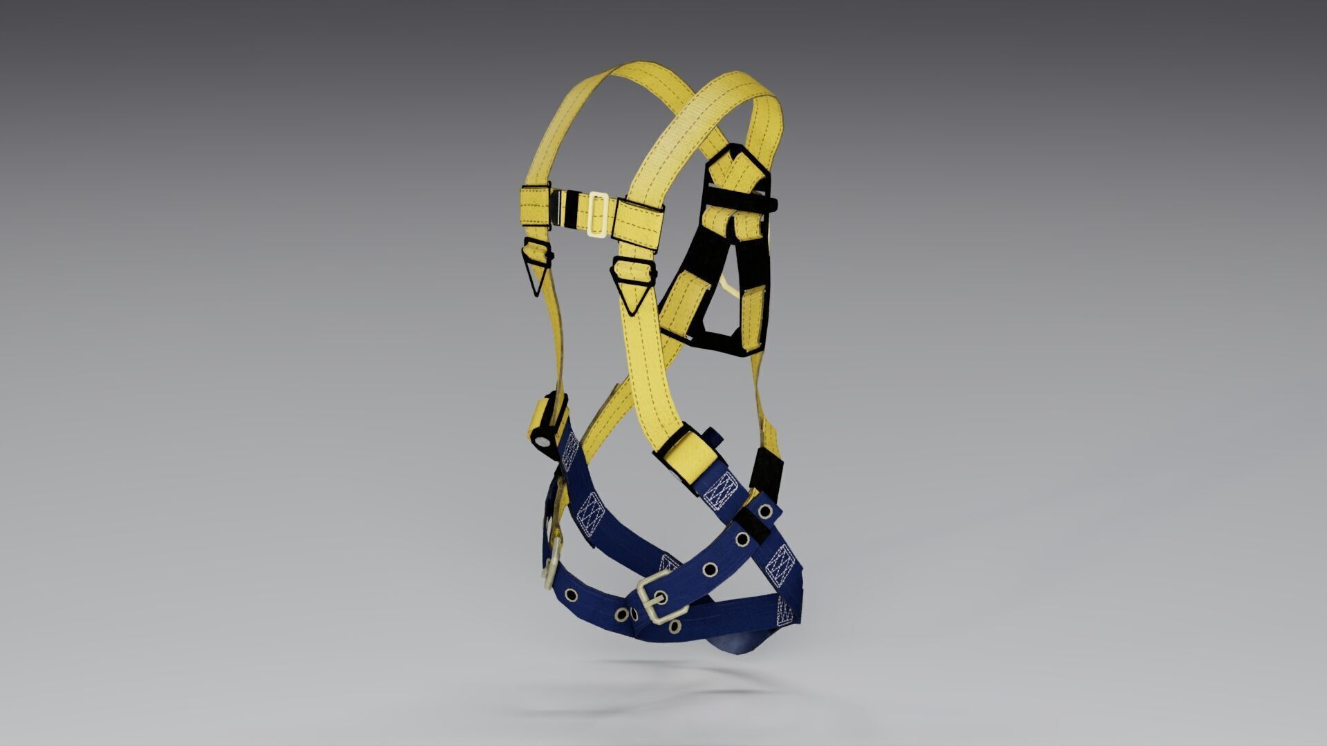 Safety Harness Low-poly 3D model_1