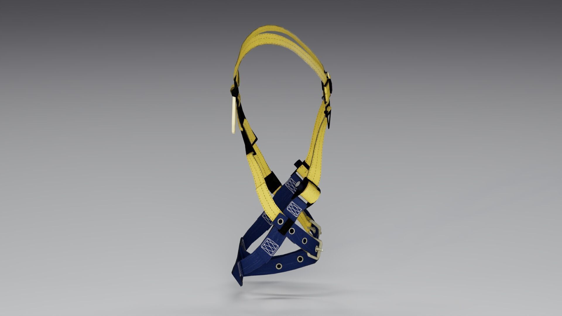 Safety Harness Low-poly 3D model_6