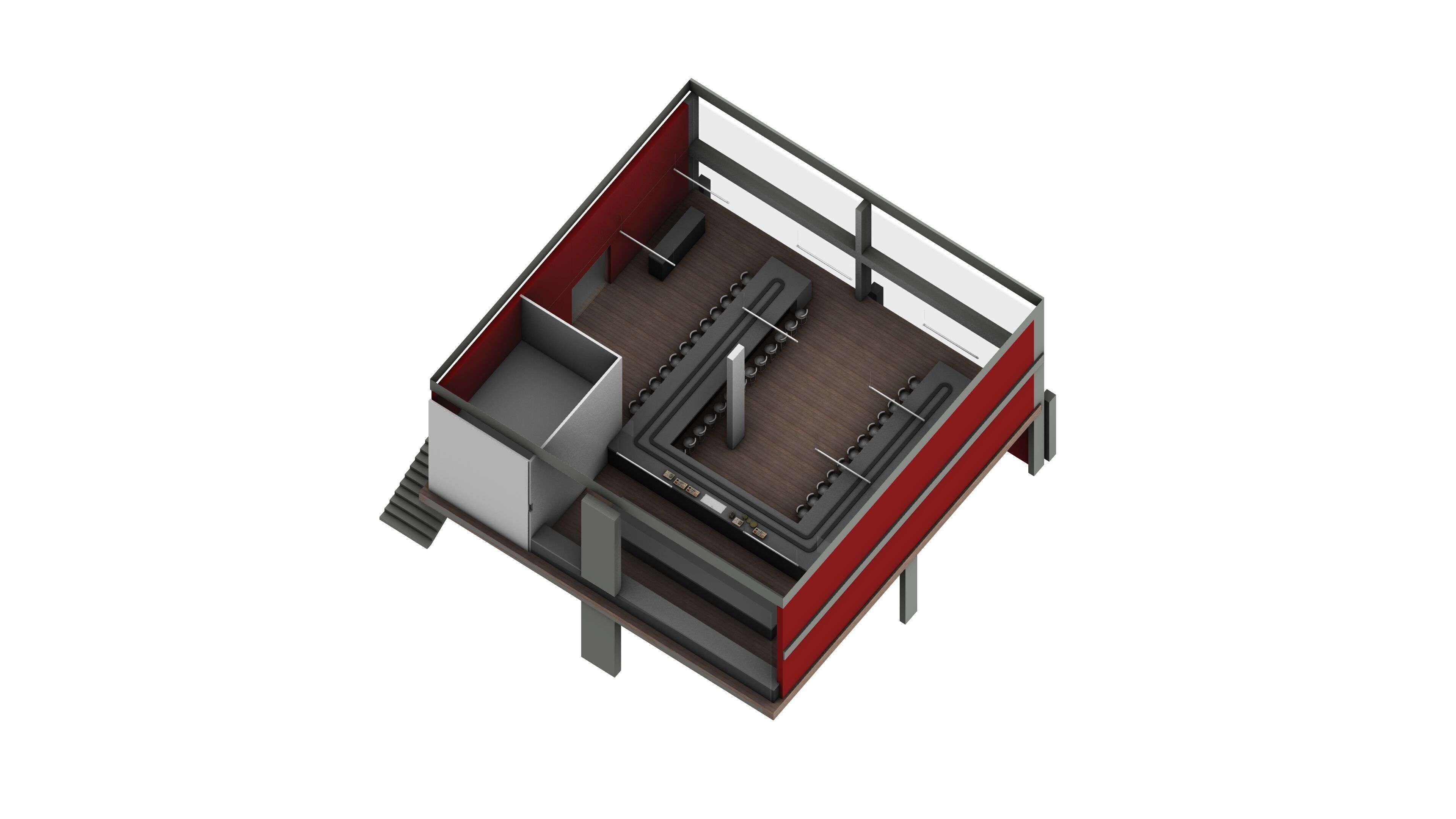 Kaiten Sushi Bar 3D model_10