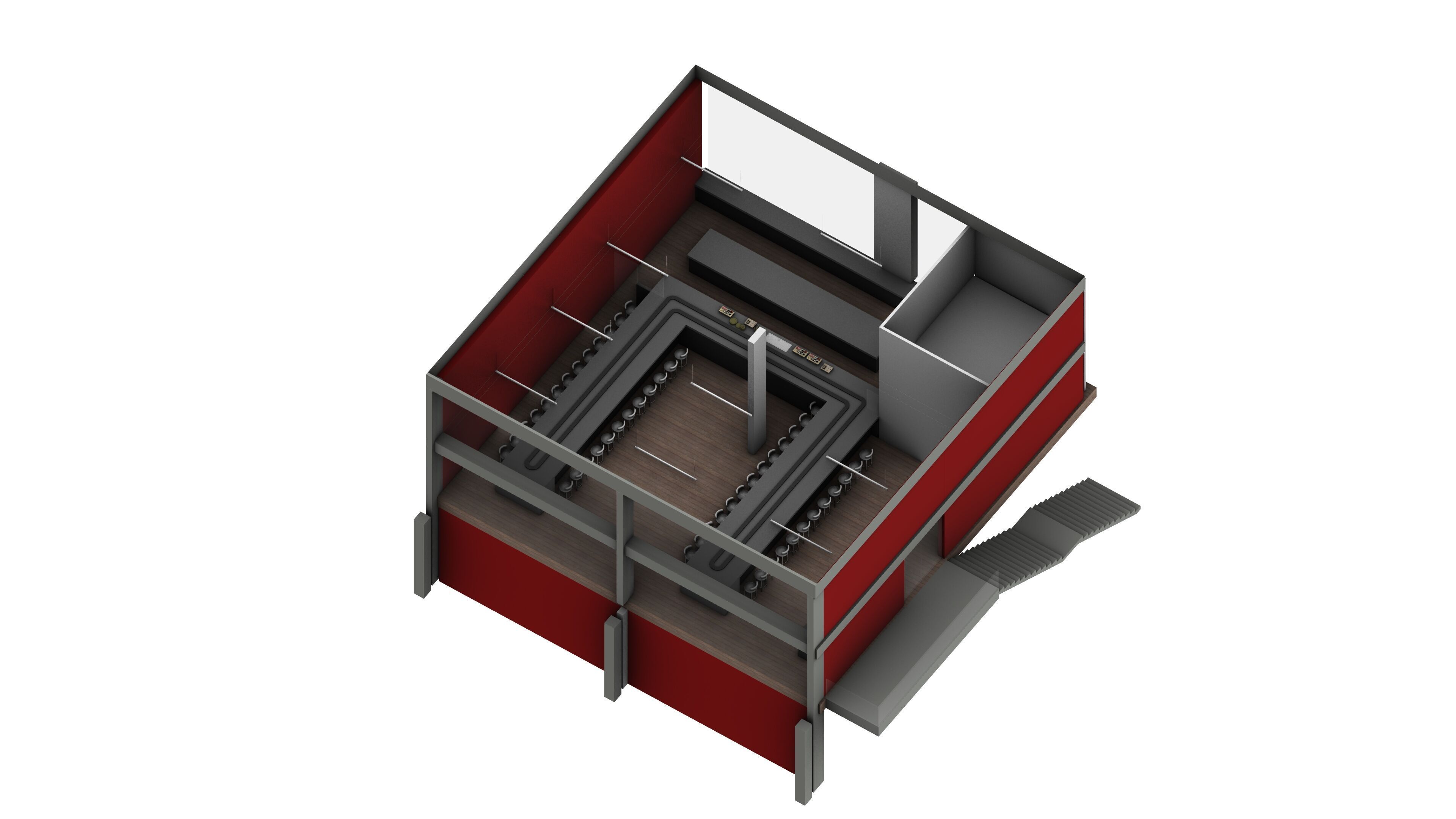 Kaiten Sushi Bar 3D model_7