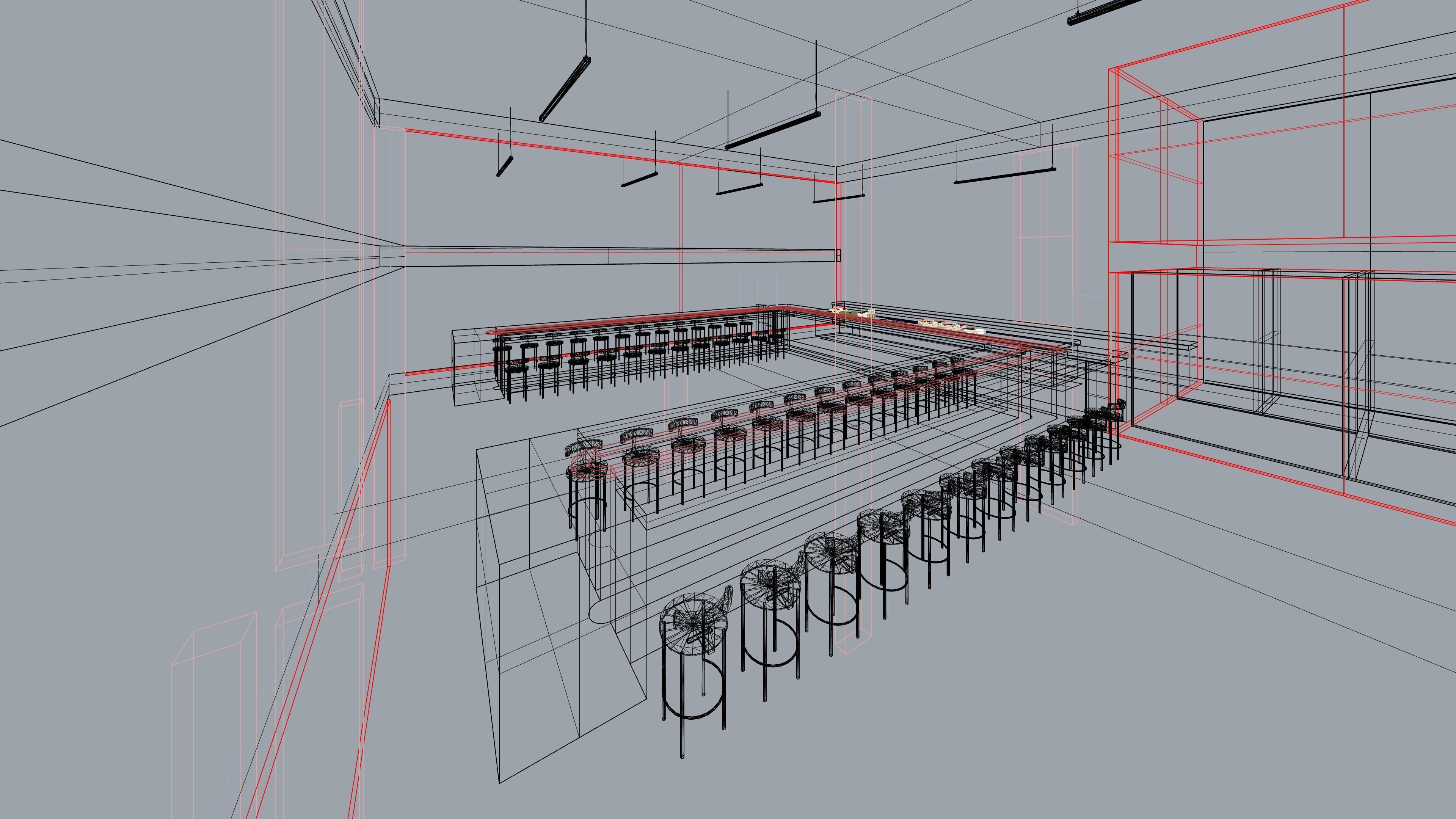 Kaiten Sushi Bar 3D model_12