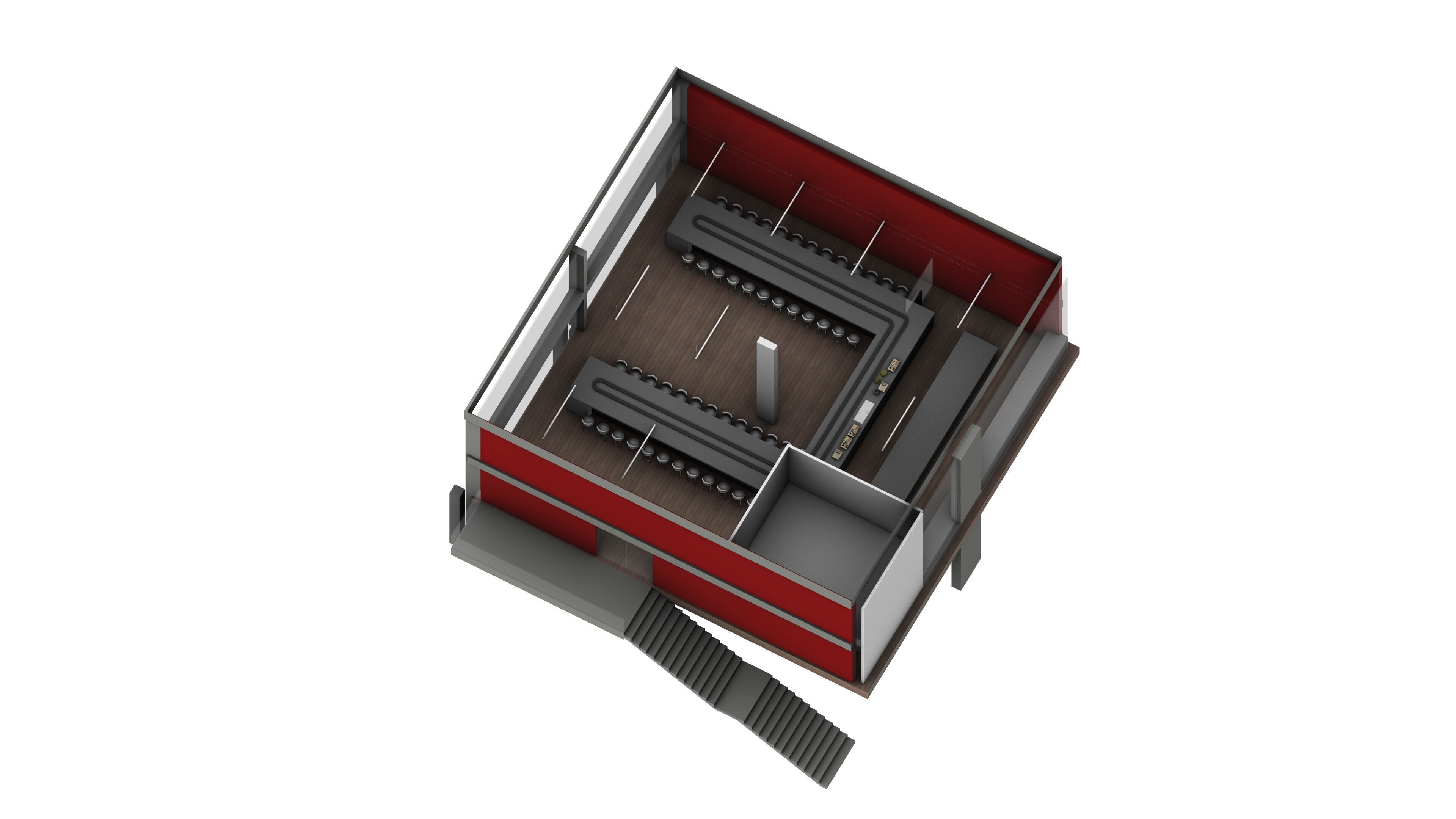 Kaiten Sushi Bar 3D model_9