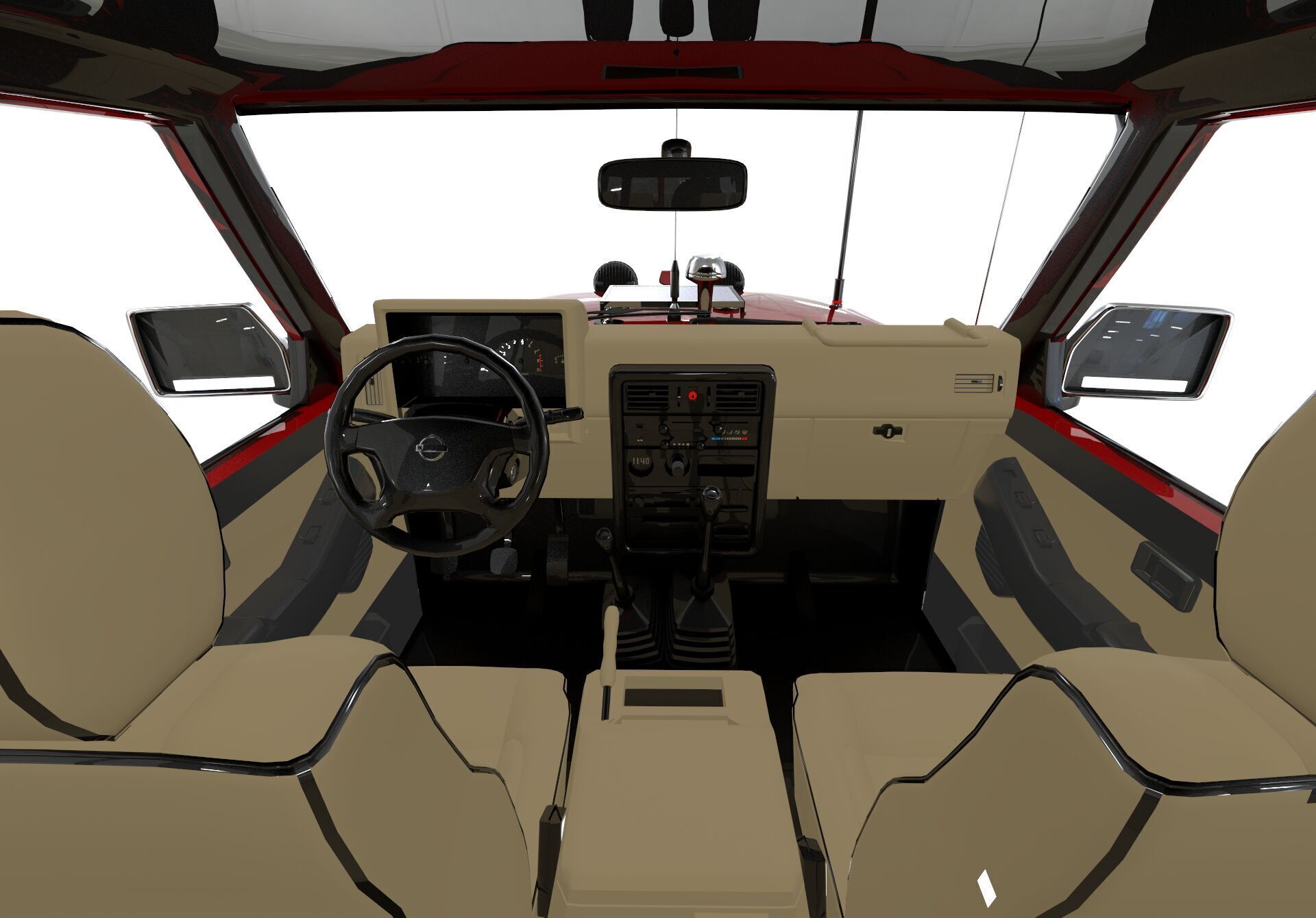 Nissan Patrol Y60 Overlanding 3D model_7