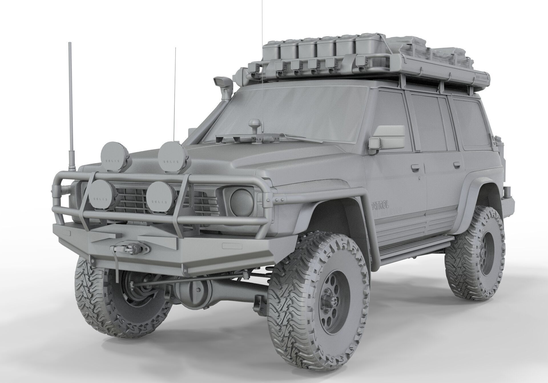 Nissan Patrol Y60 Overlanding 3D model_16