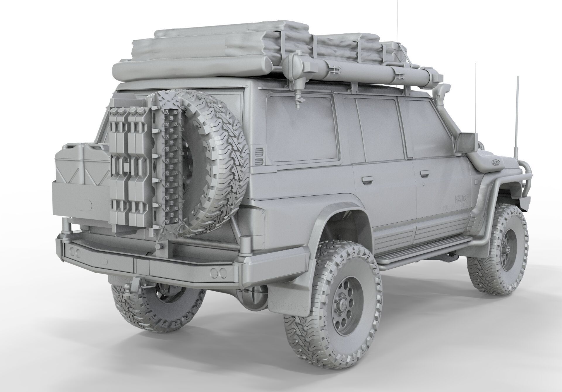Nissan Patrol Y60 Overlanding 3D model_17