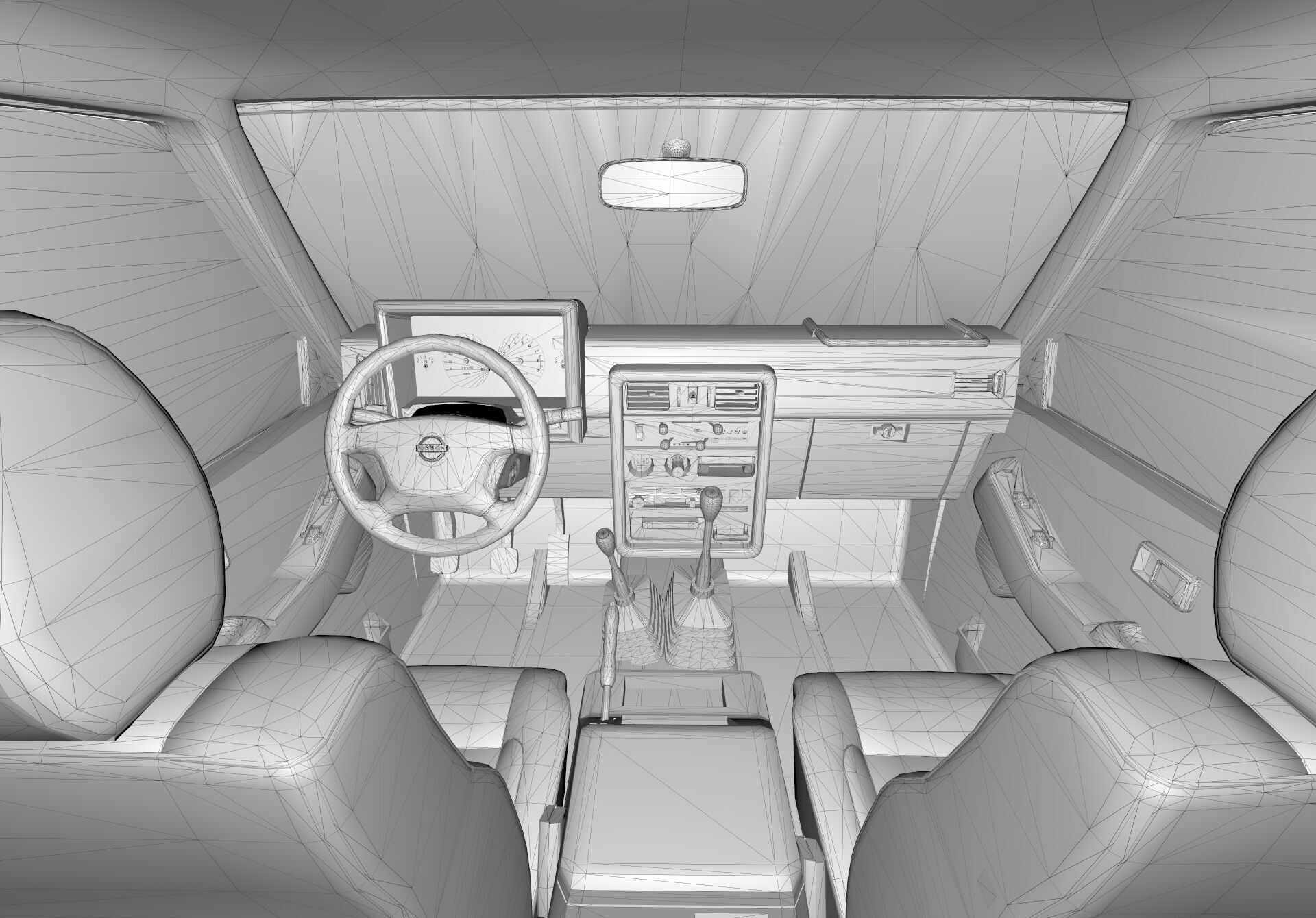 Nissan Patrol Y60 Overlanding 3D model_8