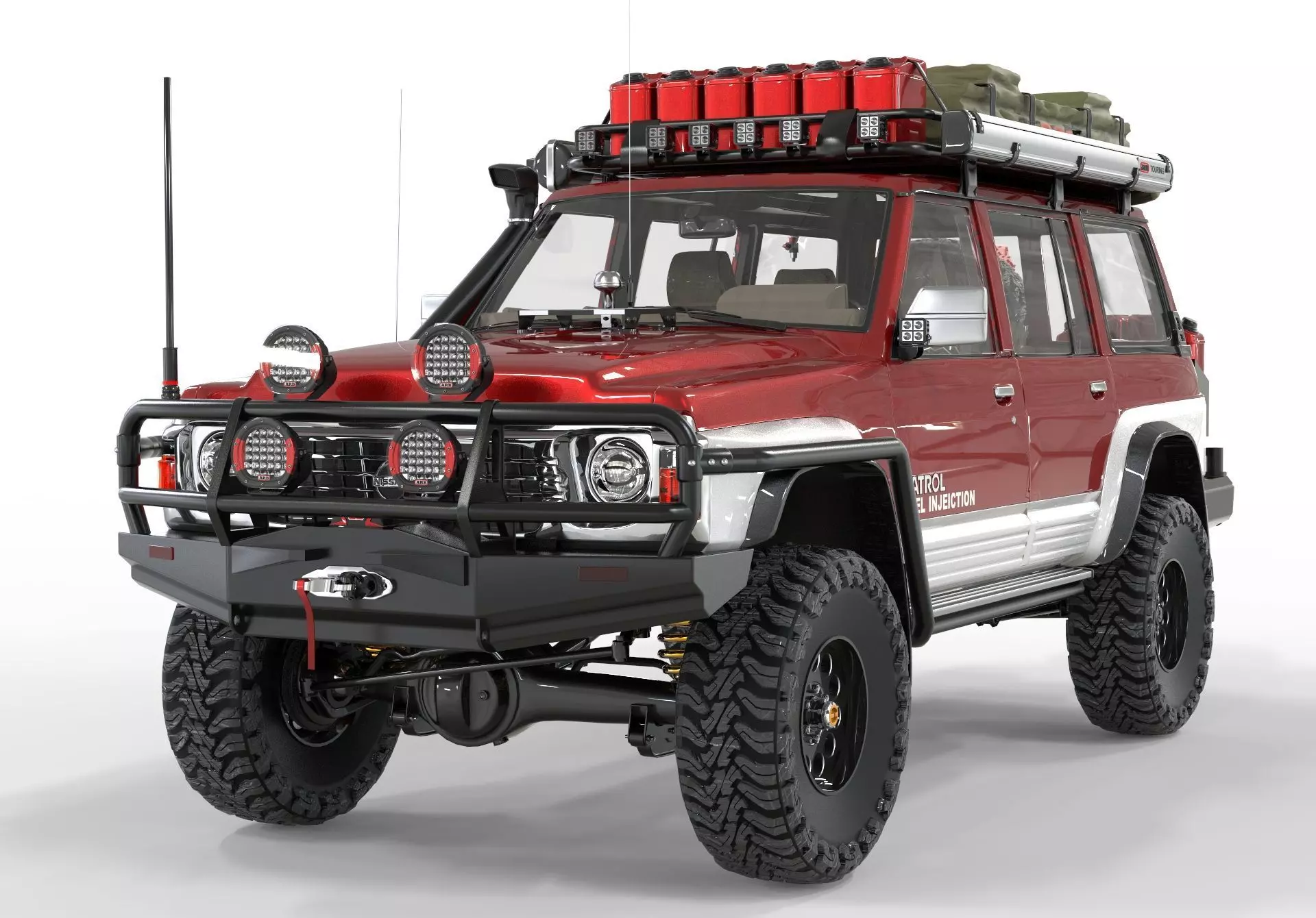 Nissan Patrol Y60 Overlanding 3D model_0
