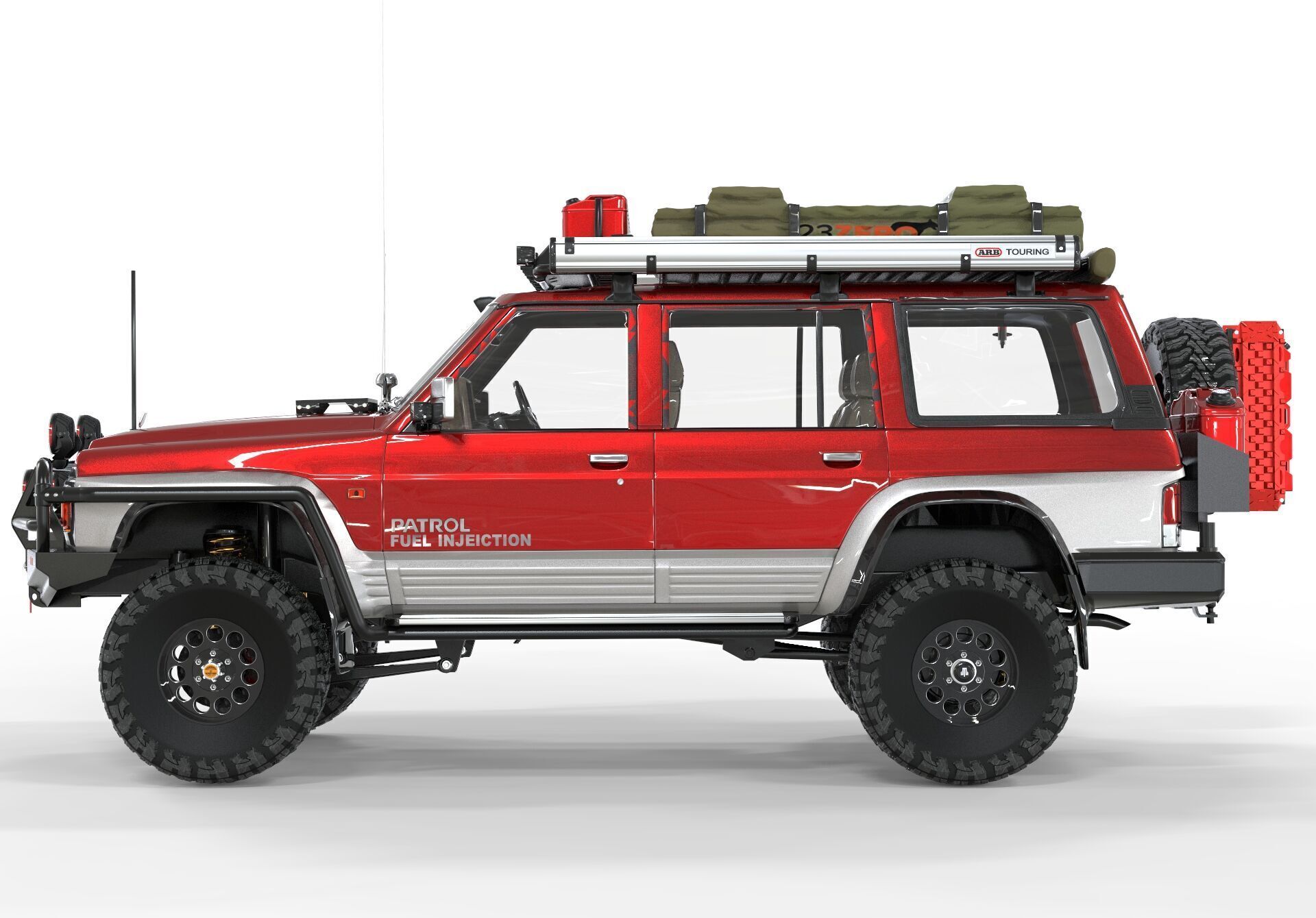 Nissan Patrol Y60 Overlanding 3D model_1
