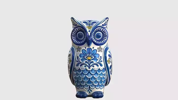 Ceramic Owl 3D print model