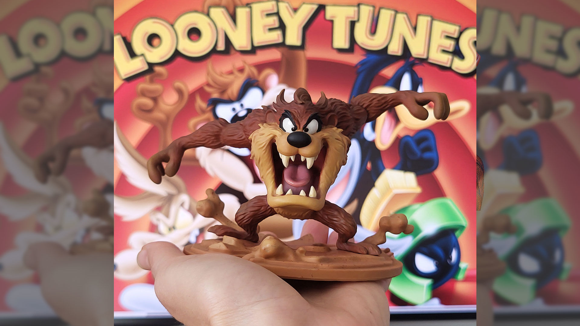 Cartoon Tasmanian Devil Looney tunes Taz Figurine STL Resin FDM 3D print model_1
