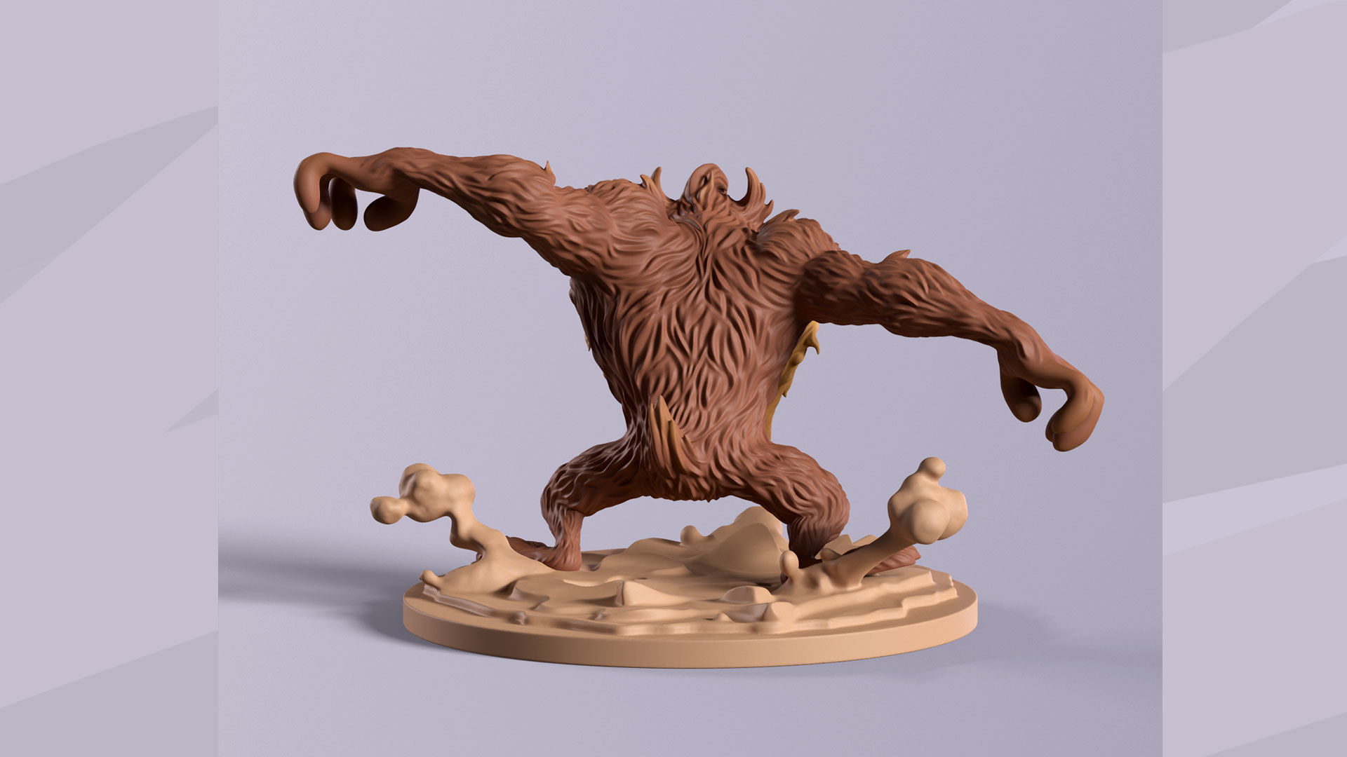 Cartoon Tasmanian Devil Looney tunes Taz Figurine STL Resin FDM 3D print model_7