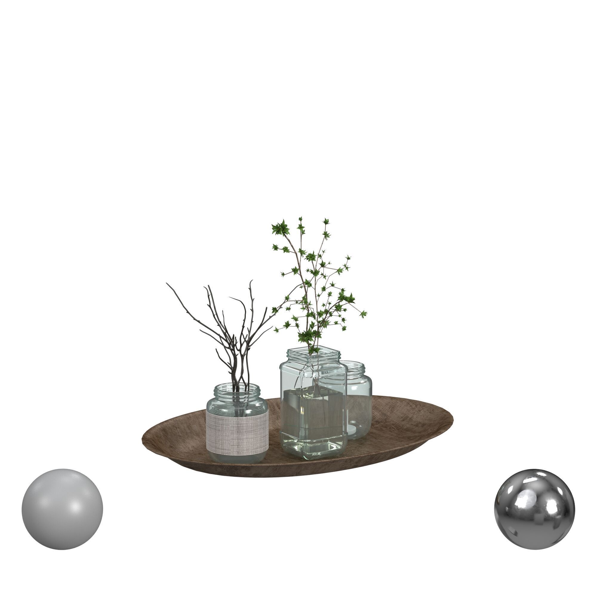 decoration set 3D model_1