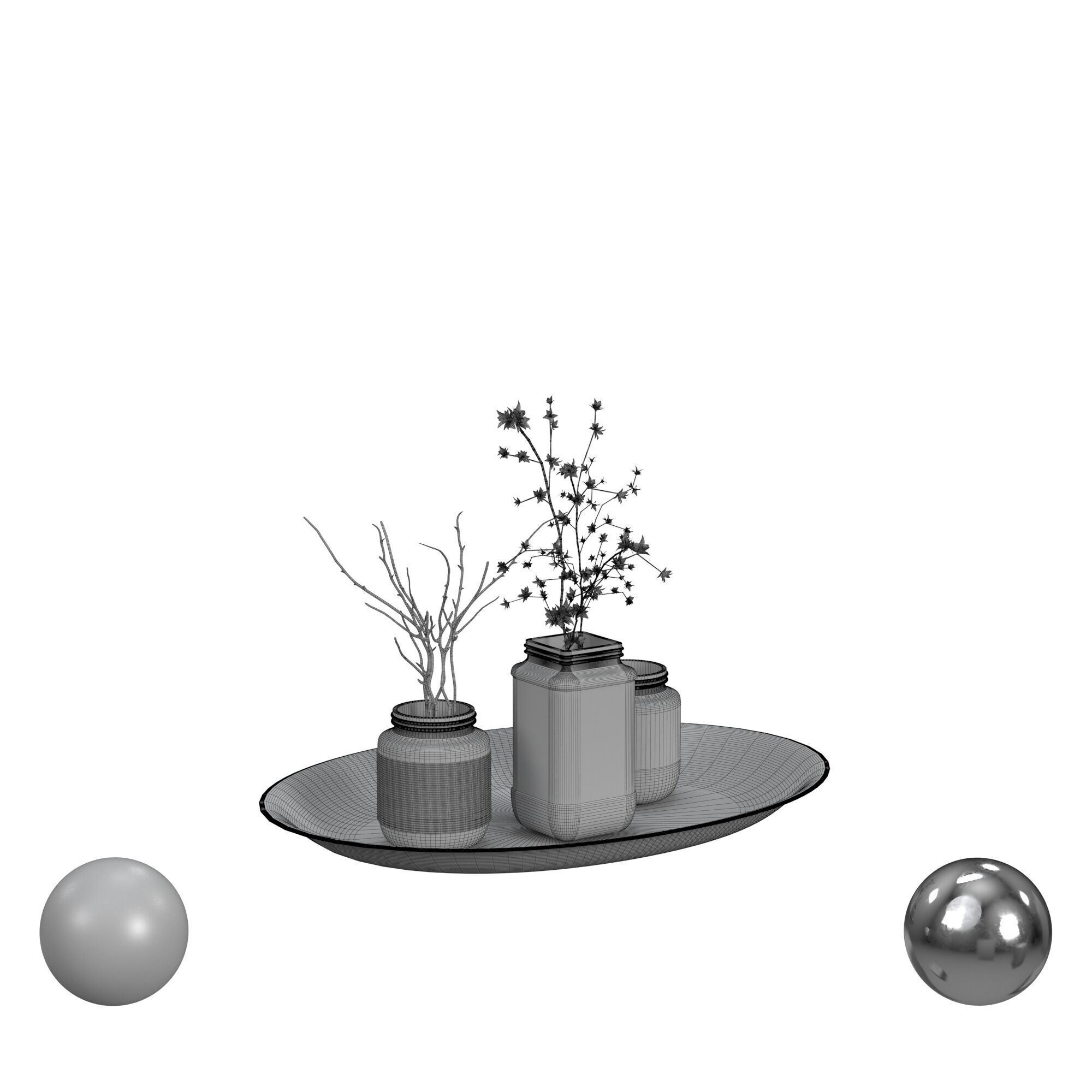 decoration set 3D model_3