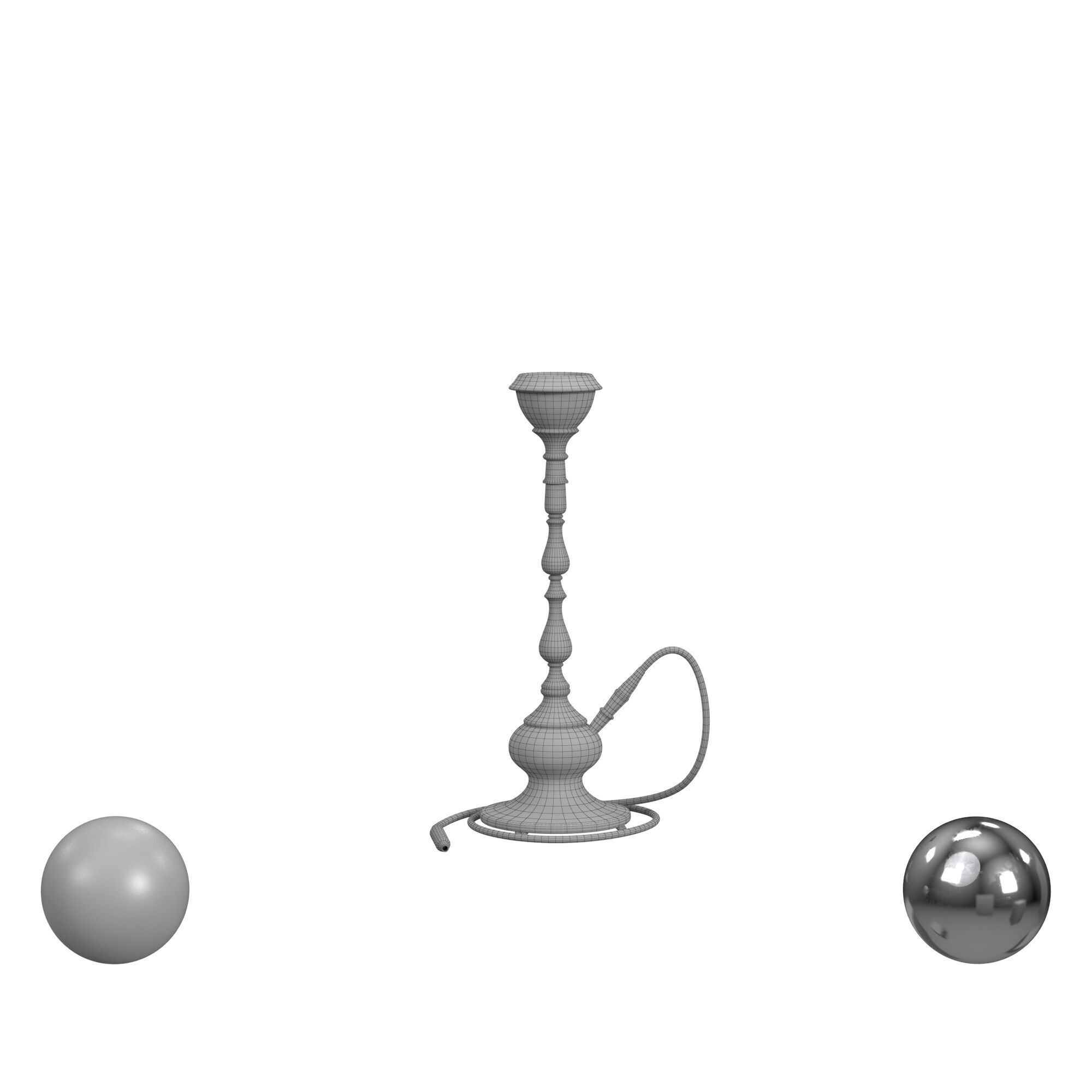 Hookah Pipe 3D model_3
