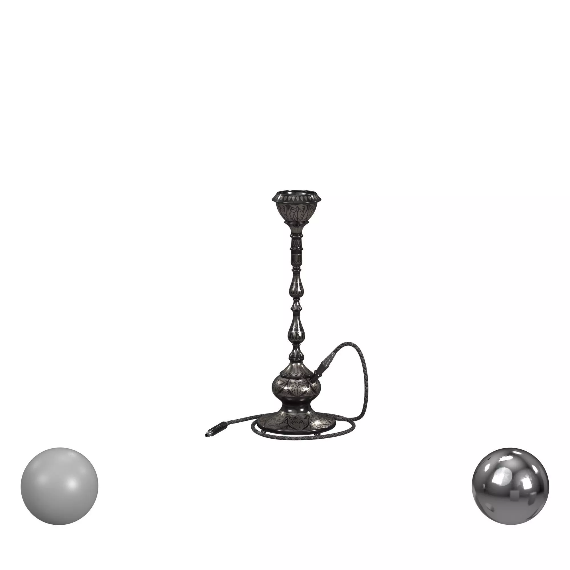 Hookah Pipe 3D model_0